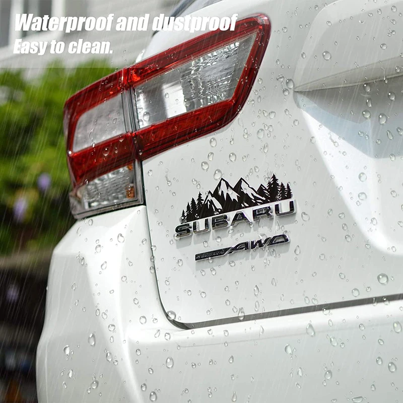 2pcs Mountain Tree car body decoration stickers vinyl waterproof stickers car truck trunk bumper decoration stickers - Image 2