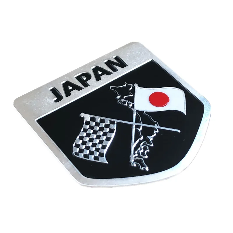 Japan Japanese Flag Shield Emblem Metal Badge Car Truck Motorcycle Body Bumper Garnish Styling Sticker Car Accessories - Image 8