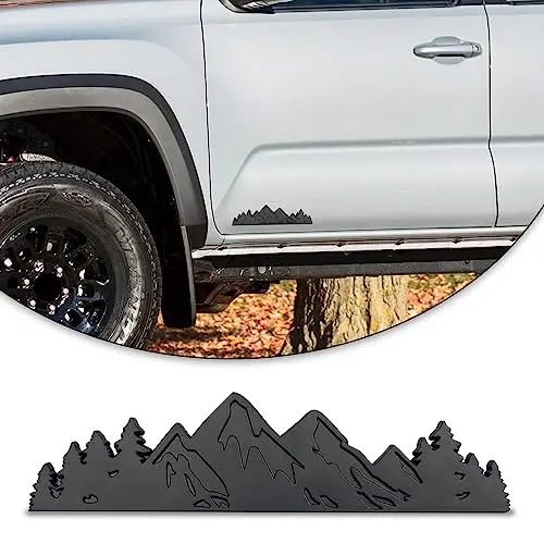7 Inch Snow Mountain Tree Emblem Trunk Tailgate Mountains Graphic Badge fits for Car Truck Racing SUV Pickup RV - Image 11