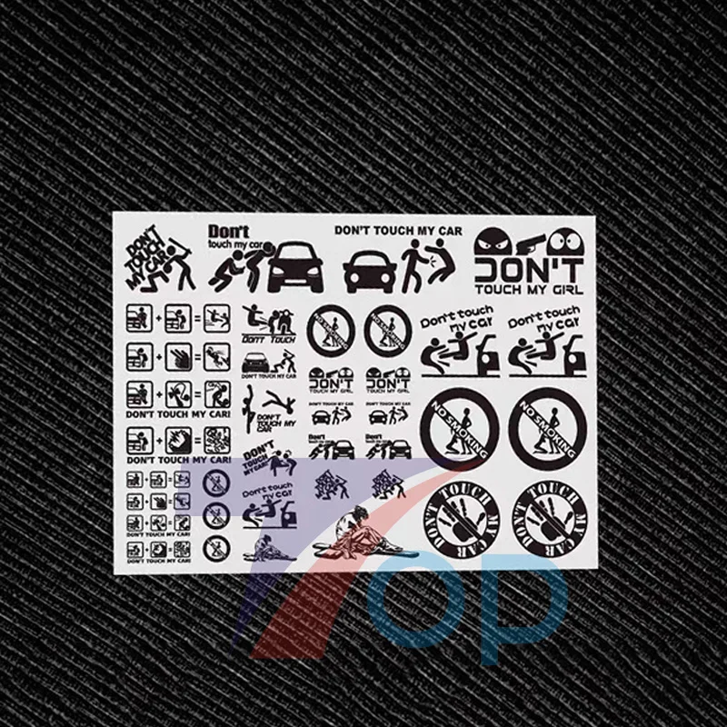 1/10/12/16/18/24 RC Car Motor Bike Bicycle Decal Stickers Label Painting Upgrade Parts - Image 4