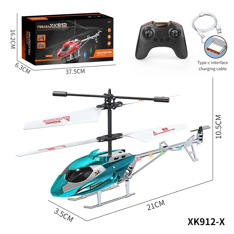 3.5 Pass Remote Control Airplane USB Charging Helicopter with LED Light Wireless RC Aircraft Birthday Toy Children Birthday Gift - Image 9