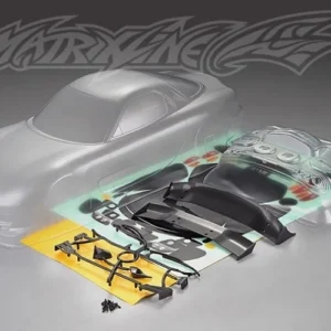 RC RX7 1/10 1:10 RC PC body shell 195mm width Lampshade Tail Transparent clean no painted drift body RC hsp hpi trax Tamiya