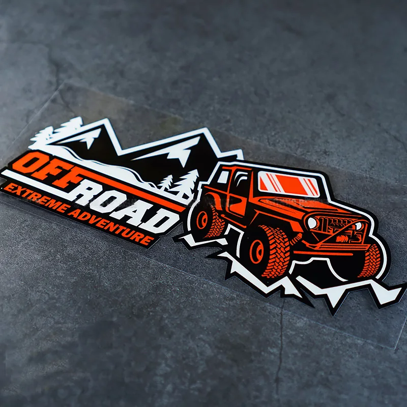 Car Sticker Decals Parts Sunscreen and Waterproof PVC Cover Scratches for Jeep Off Road Graphic Vinyl Stickers 4X4 Exterior - Image 8