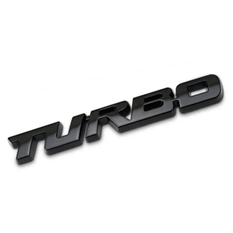 Car Sticker Turbocharged Turbo Metal Alloy 3D Badge Car Modification Accessories Rear Marked Side Marking Decorative Car-Sticker - Image 8