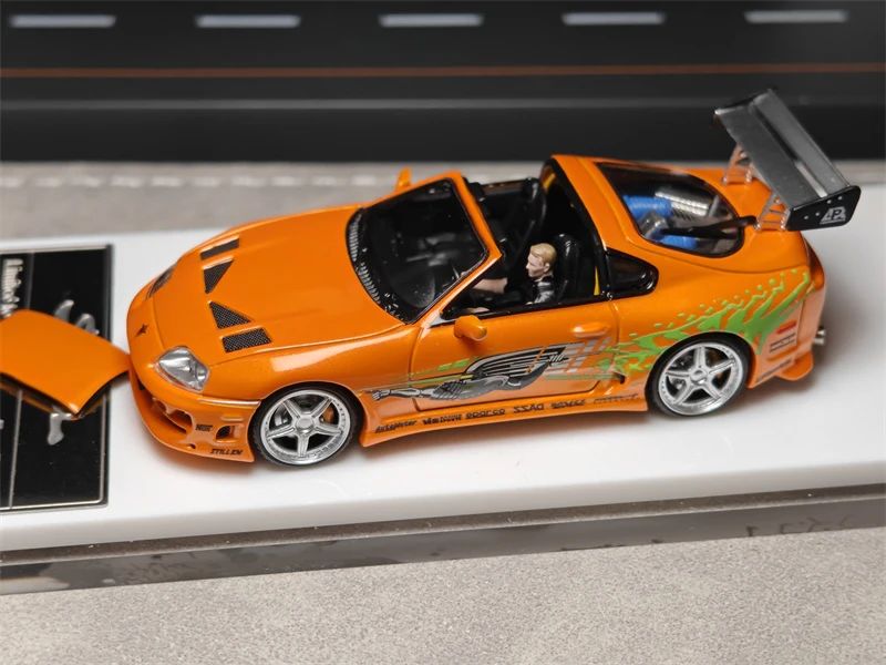 Fast Speed FS 1:64 FNF Supra A80 Eclipse D30 S2000 AP1 EVO VII Die-Cast Car Model Collection Miniature