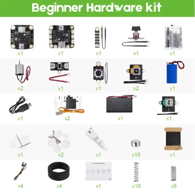 BambuLab CyberBrick Remote Control Hardware Set Racing Robot DIY Assembly Toy Maker Treasure 3D Printing Model Components - Image 4