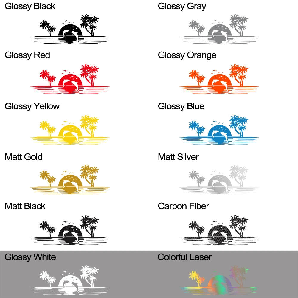 Car Stickers For Van Camper Horsebox Caravan RV Cargo Graphics Dolphins Swimming Styling Decor Decal Auto Tuning Accessories - Image 6