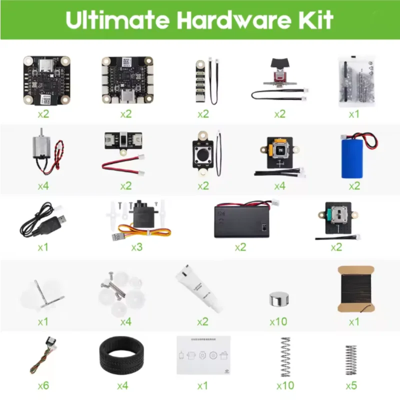 BambuLab CyberBrick Remote Control Hardware Set Racing Robot DIY Assembly Toy Maker Treasure 3D Printing Model Components - Image 5