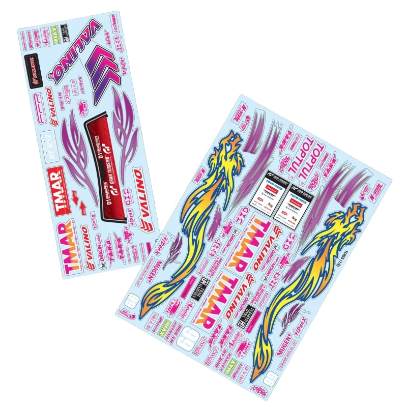 Scale 1:10 Drift Sticker On-Road Car shell diy Decals RC Toys Body Badge - Image 9