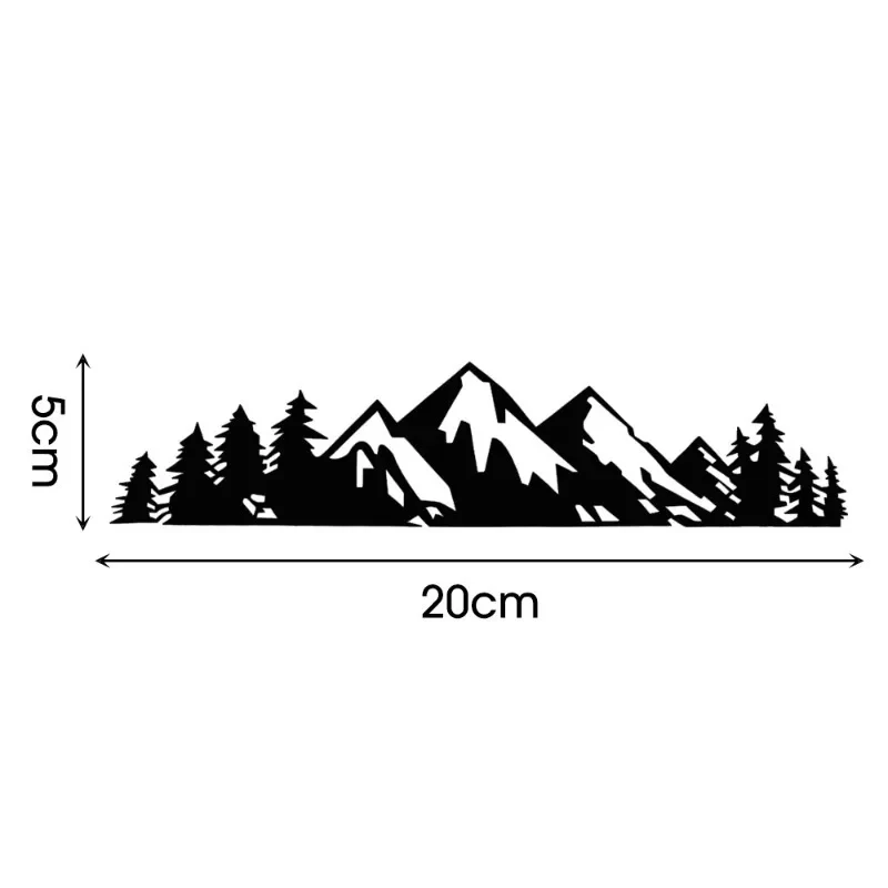 2pcs Mountain Tree car body decoration stickers vinyl waterproof stickers car truck trunk bumper decoration stickers - Image 7