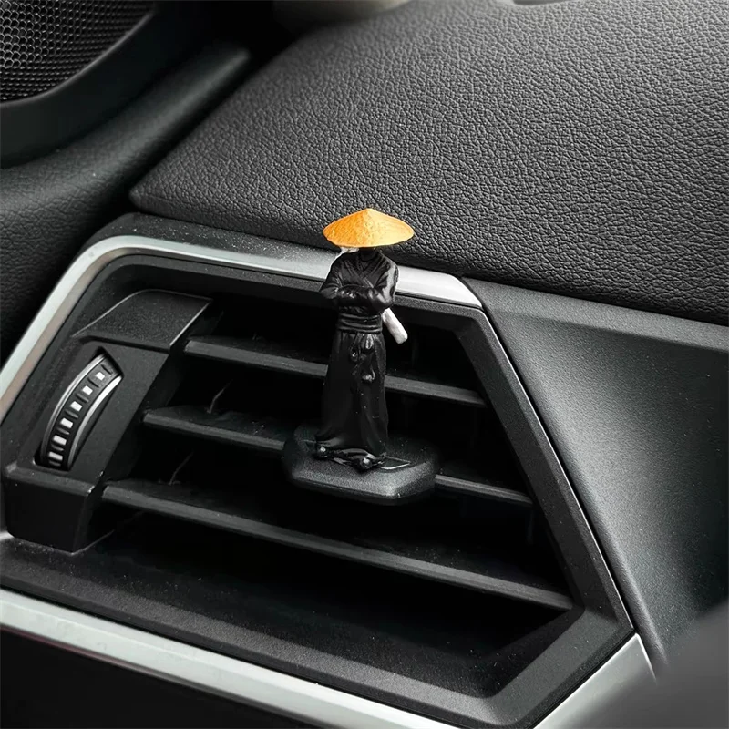 2pcs 50mm Resin Mini Figures Model Ancient Japanese Chinese Ninja Samurai Warrior Modeling Cool Miniature Car Decoration Gifts - Image 2