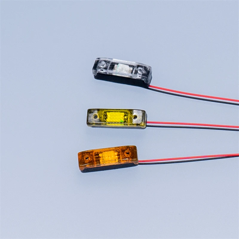 Width Indicator Light Front Face Grille Spotlight Outline Light Trawler Truck CBD-05 For 1/14 Tamiya RC Romote Control Toy Model