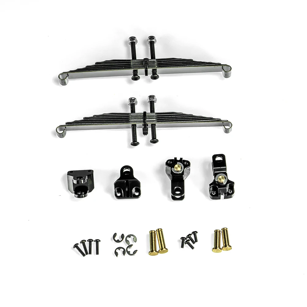 X-8011: RC 1/14 Model Truck Power Front Axle Leaf Spring Front Suspension LESU X-8011 For Tamiya 1/14 RC Tractor Truck Parts Accessories - Image 6