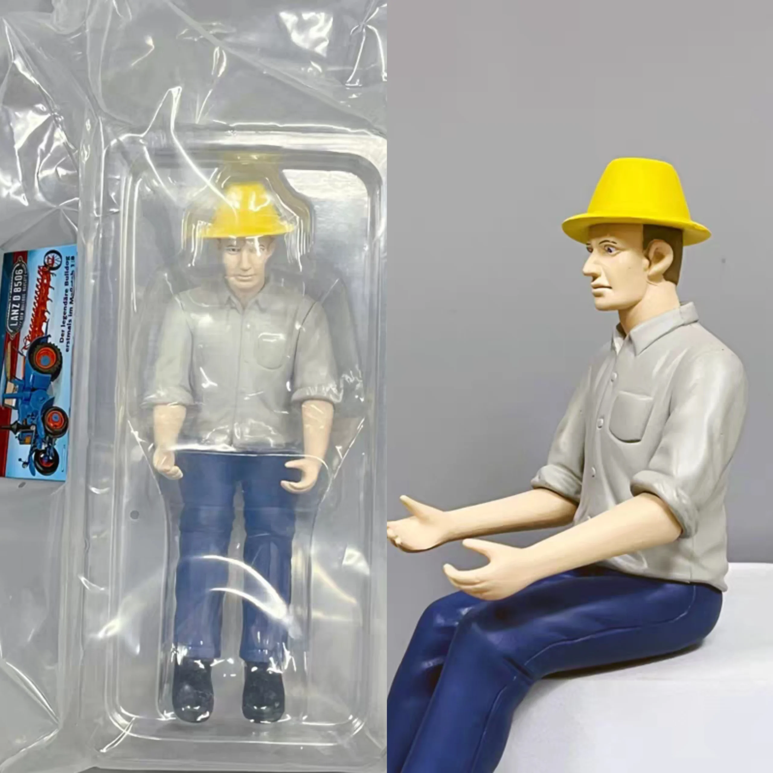 Realistic Solid Driver Figure Model For RC Truck - Collectible Boys Toy