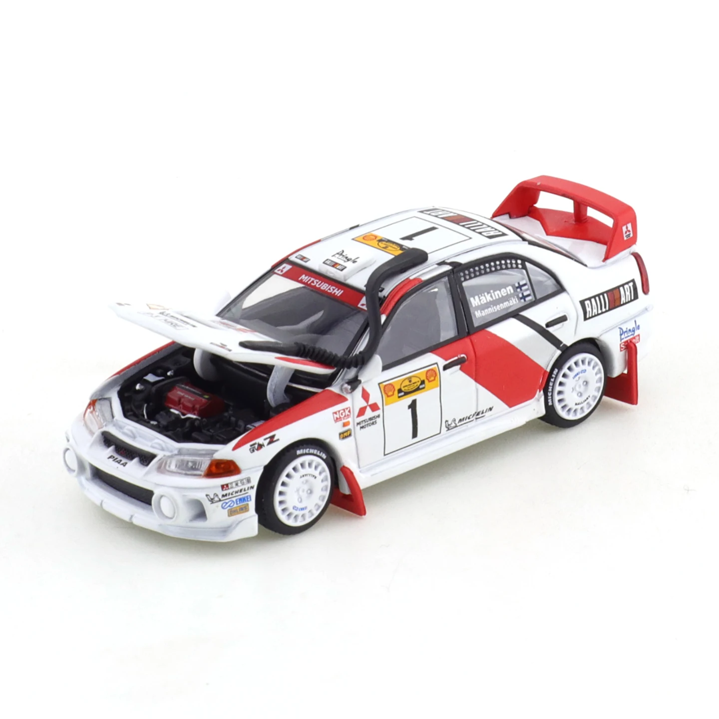 S31-05: XCARTOYS 1/64 POP RACE Mitsubishi Lancer Evolution IV Car Alloy Motor Vehicle Diecast Metal Model Kids Xmas Gift Toys for Boys - Image 2