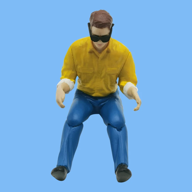 1 Pcs Male/Female With Sunglasses Driver Toy Model Pilot Figure For RC Plane Car Truck Boat Accessories Hobby Color Random - Image 5