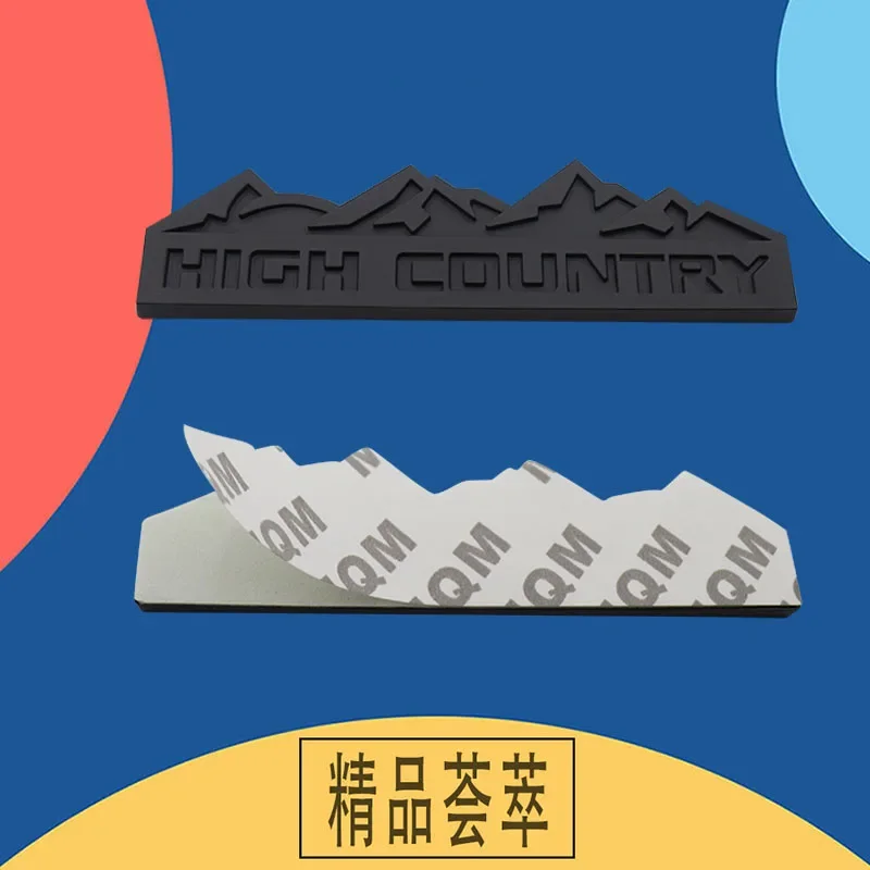 For SUV Off Road HIGH COUNTRY Snow Mountain car Hood Fender trunk Rear Decal Emblem Badge Sticker - Image 3