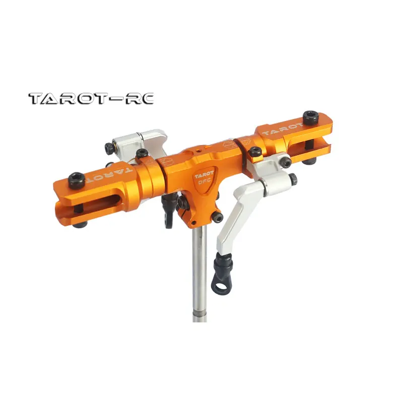 Tarot Helicopter Parts 450 Dfc Split Locking Main Rotor Head Assembly Set Tl48025-01 Black Tl48025-02 Silver Tl48025-03 Orange - Image 2