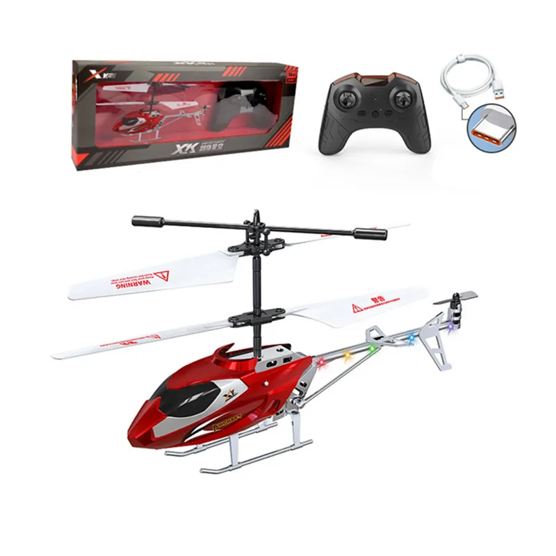 3.5 Pass Remote Control Airplane USB Charging Helicopter with LED Light Wireless RC Aircraft Birthday Toy Children Birthday Gift - Image 6