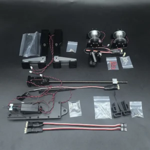 [NO Electric cylinder] Metal Electric Cylinder Upgrade Kit for 1/14 Tamiya RC Truck 56362 VOLVO Rescue Vehicle