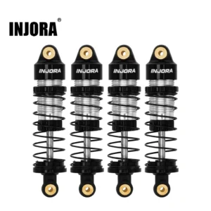 4PCS: INJORA Aluminum 35mm Oil Shock for 1/32 Redcat Ascent-32