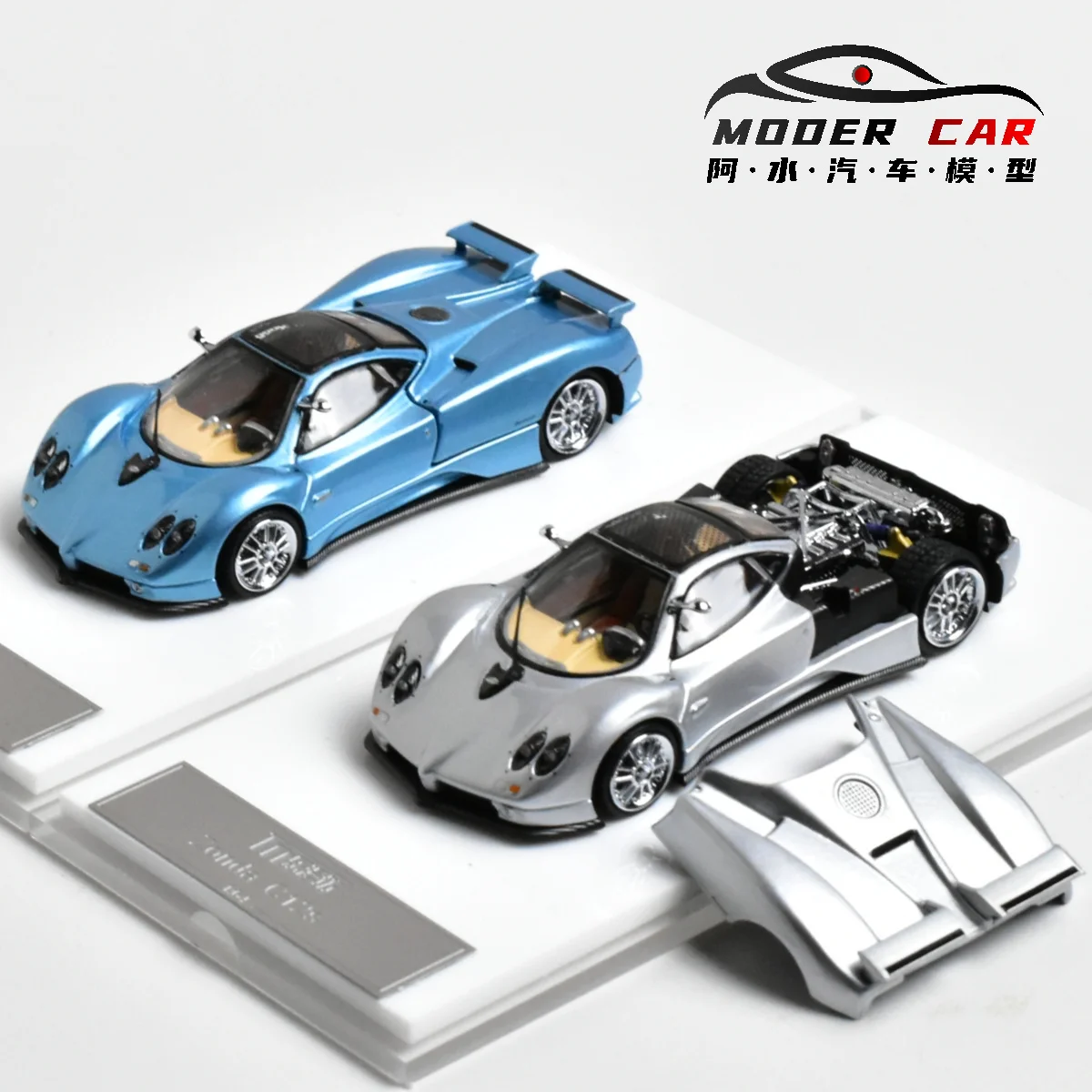 LMF 1:64 Awesom Pagani Zonda C12 Souvenir Diecast Model Car - Image 2