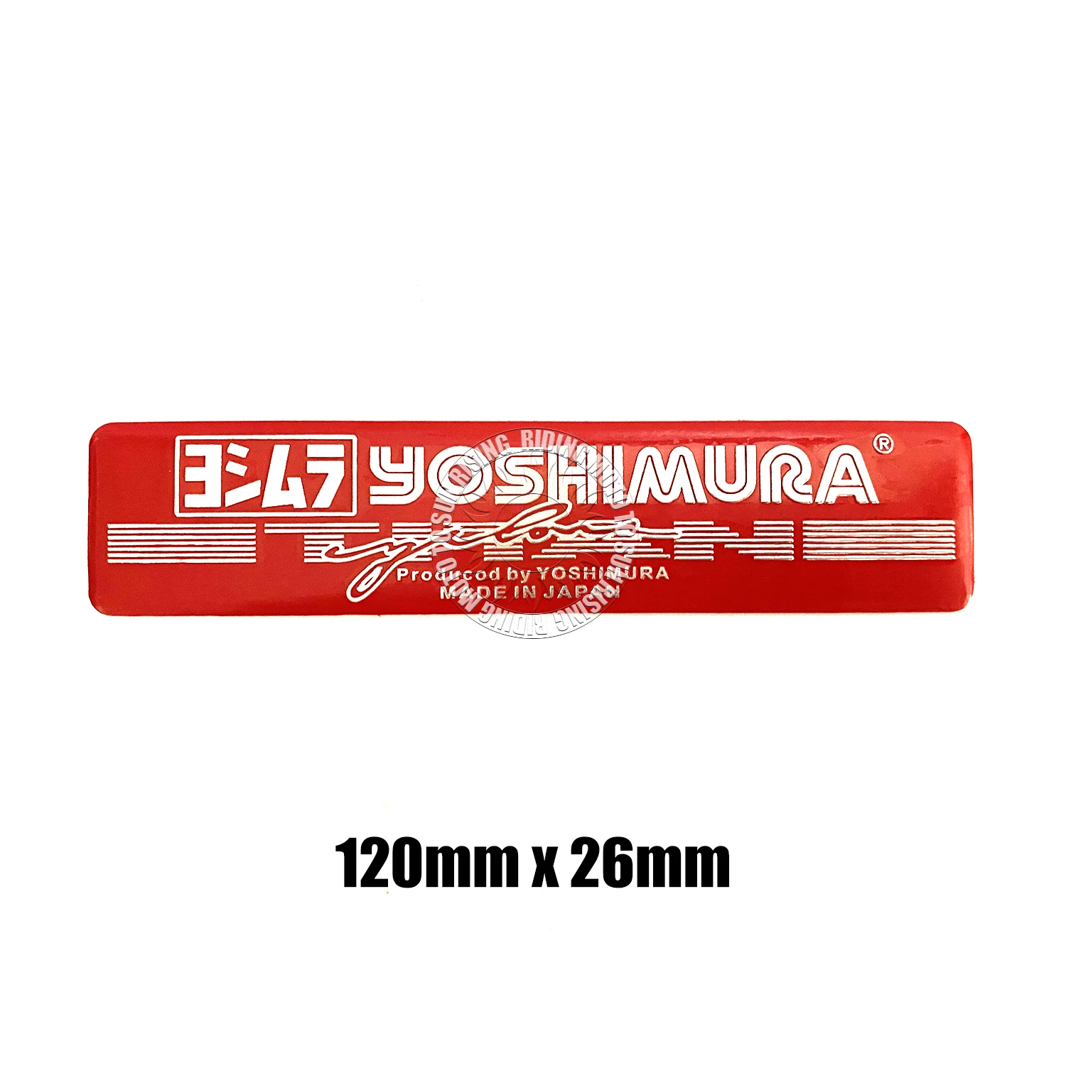 3D Aluminum Alloy Motocycle Yoshimura Exhaust Pipe Logo Sticker High Temperature Resistance Waterproof Moto Exhaust Pipe Decal - Image 11