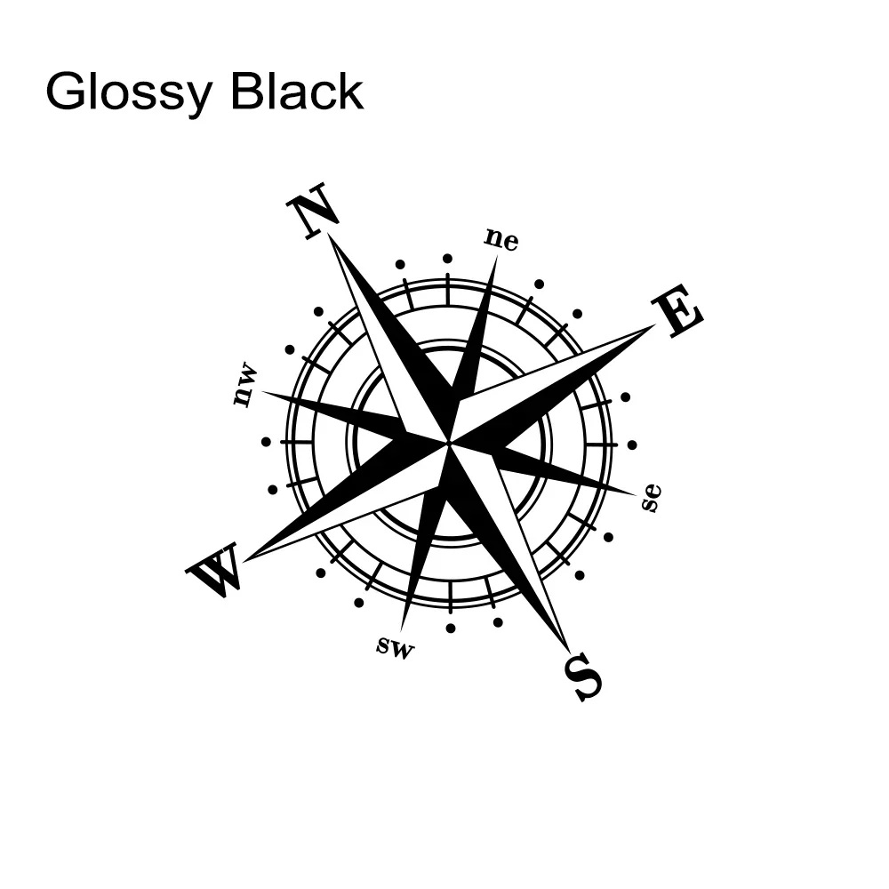 Creative Compass Styling Decor Stickers for Car Camper Van Bus Caravan Motorhome SUV Pickup Cargo Caravan Vinyl Camping Decals - Image 8