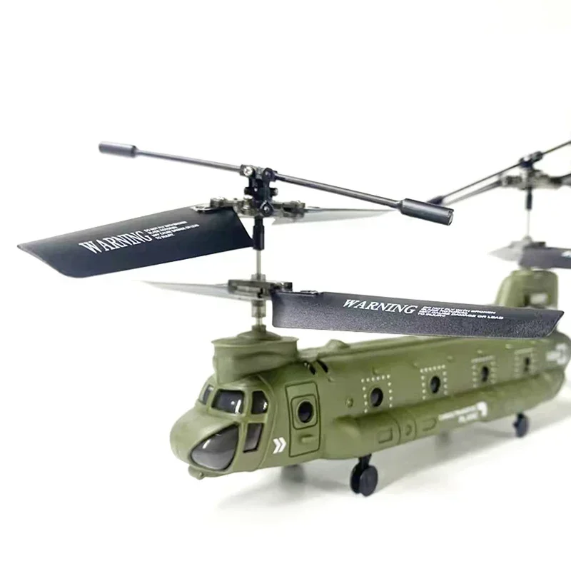 Army-green: 2024 2.4G Hz Syma Remote Control Helicopter S026h Military Transport Rc Armed Aircraft Chinook Model Children Toys Birthday Gift - Image 3