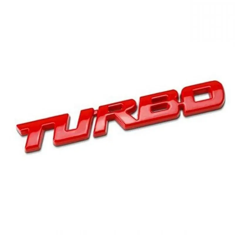 Car Sticker Turbocharged Turbo Metal Alloy 3D Badge Car Modification Accessories Rear Marked Side Marking Decorative Car-Sticker - Image 9