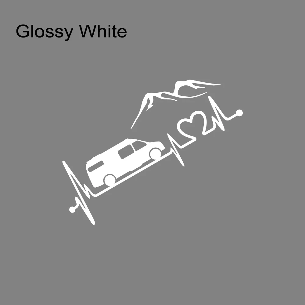 Various Sizes Camper Van Vinyl Decal Car Mountain Style Sticker Waterproof Auto Decoration on Car Body Bumper Rear Window Laptop - Image 9