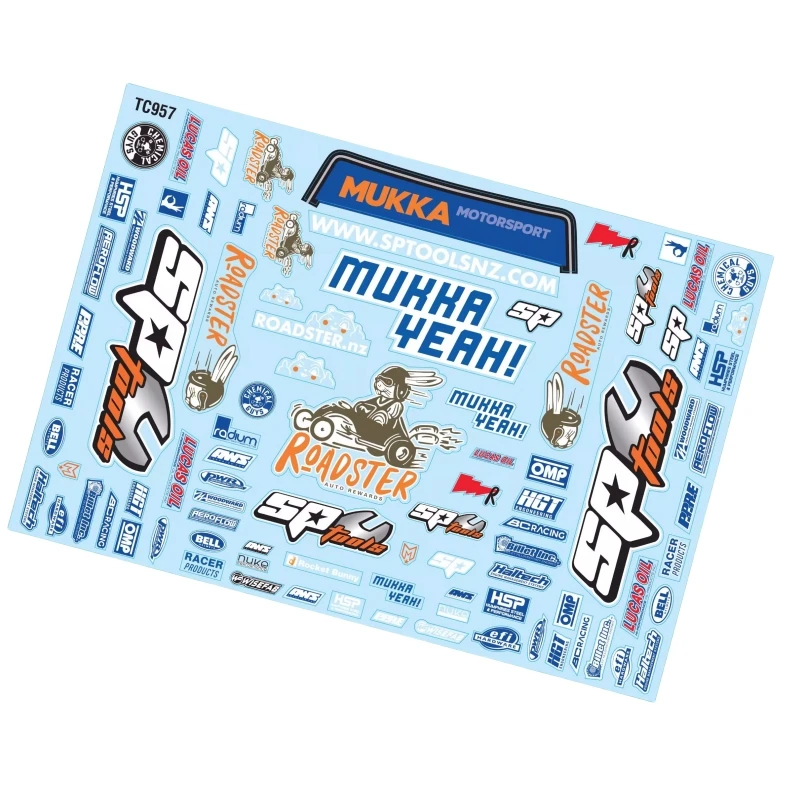 Scale 1:10 Drift Sticker On-Road Car shell diy Decals RC Toys Body Badge - Image 12