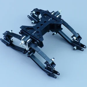 Metal-version Rear Suspension Shock-absorbing Spring Kit for 1/14 Tamiya RC Truck SCANIA 770S R620 VOLVO BENZ Arocs MAN TGX Car