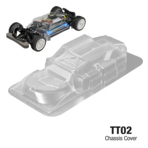 1set&nbsp 1/10 RC PC Polycarbonate Chassis Cover body dust cover Protect ESC Motor drive shaft fit for TAMIYA TT02