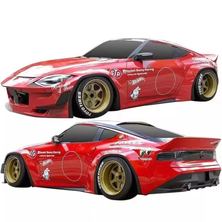 1/10 Fairlady 400Z Wide body RC PC body shell 200mm width 260mm wheelbase Lampshade no painted drift body RC hsp hpi trax Tamiya - Image 3