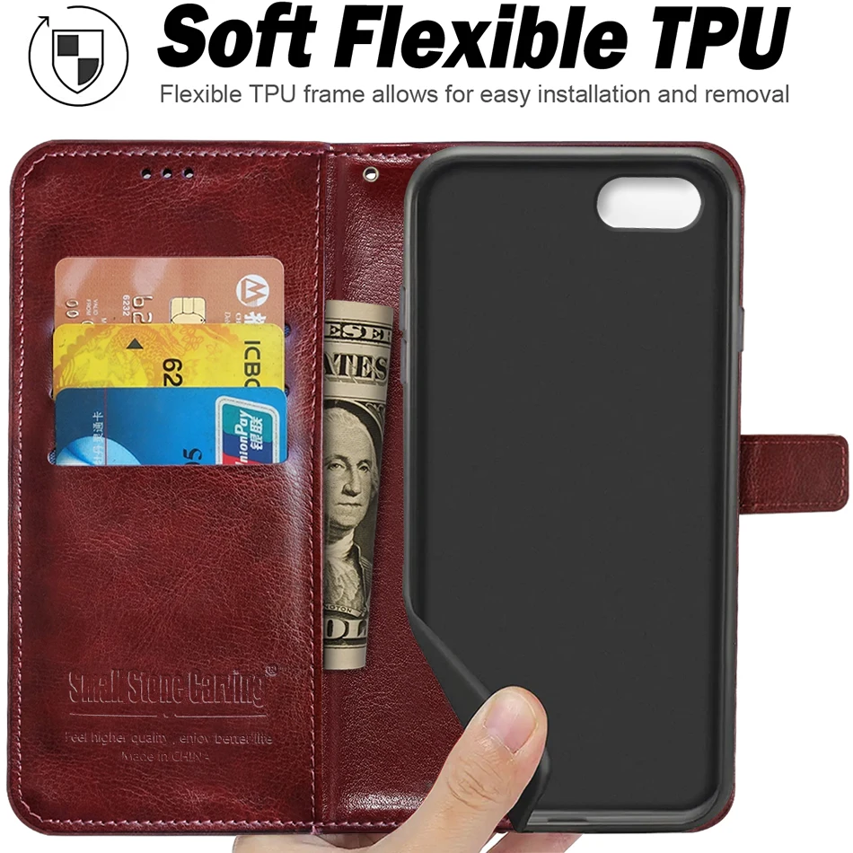 Leather Wallet Phone Case For iPhone 17 Pro Max Air 16 16Pro 16e 16Plus Flip Card Slot Cover - Image 3