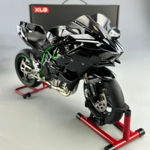 Spray 1:6 Kavvasaki Racing Ninja 500 H2R Motorcycle Simulation Sound Light Fast And Furious Kid Gift Collection value Display