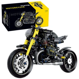 [618pcs With box] 1:8 MOC Building Blocks Motorbike Model City Racing Vehicle Technical Bricks Birthday Gifts Toys for Kids Boys Children 600+pcs