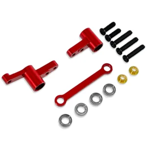 [Steering components] MJX Hyper Go 14210 14209 H14BM RC Car Metal Steering Cup Upper Lower Swing Arm Set Shock Tower Bracket Body Post Upgrade Parts