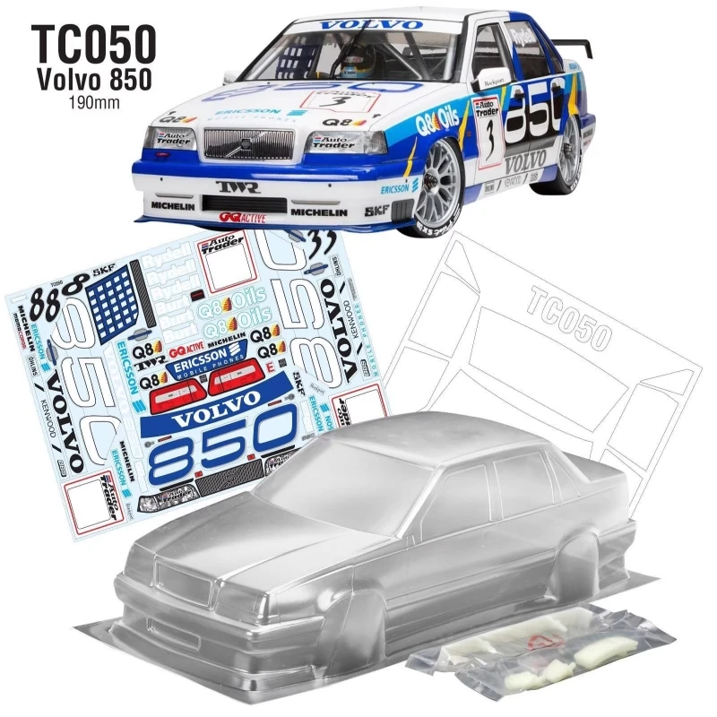 1/10 850 Estate RC Touring Car body shell 190mm Width for RC Drift Car 255mm-260mm Wheelbase Tamiya Kyosho Yokomo 3Racing hsp - Image 2