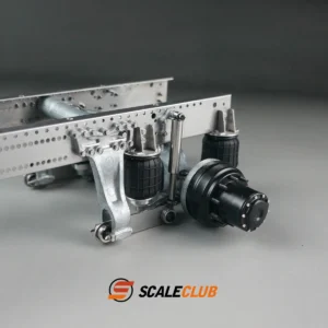 1-Set: Scaleclub For Tamiya 1/14 For Scania R620 730 Upgrade 6x6 6x4 Metal Rear Axle Single Axle Airbag Suspension System