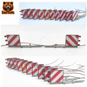 For 1/14 Tamiya RC Truck Car Scania Volvo Benz diy Parts Toys Show Wide Card Drag Light