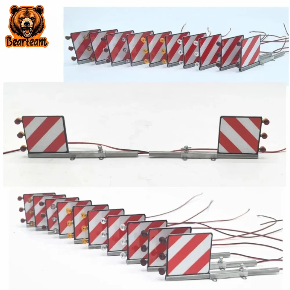 For 1/14 Tamiya RC Truck Car Scania Volvo Benz diy Parts Toys Show Wide Card Drag Light