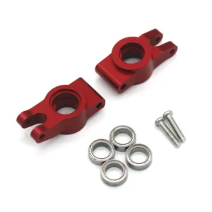 [Navy Blue] MJX 1/14 14301 14302 14303 RC Car Metal Steering Cup Upper Lower Swing Arm Set Shock Tower Bracket Body Post Upgrade Parts