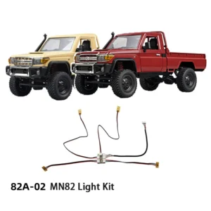 1Set: MN82 82A-02 Stock Light Kit Original Car Spare Parts Headlights Turn Signals Brake Lights For 1:12 MN 82