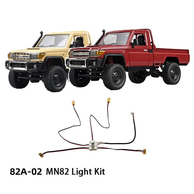 1Set: MN82 82A-02 Stock Light Kit Original Car Spare Parts Headlights Turn Signals Brake Lights For 1:12 MN 82