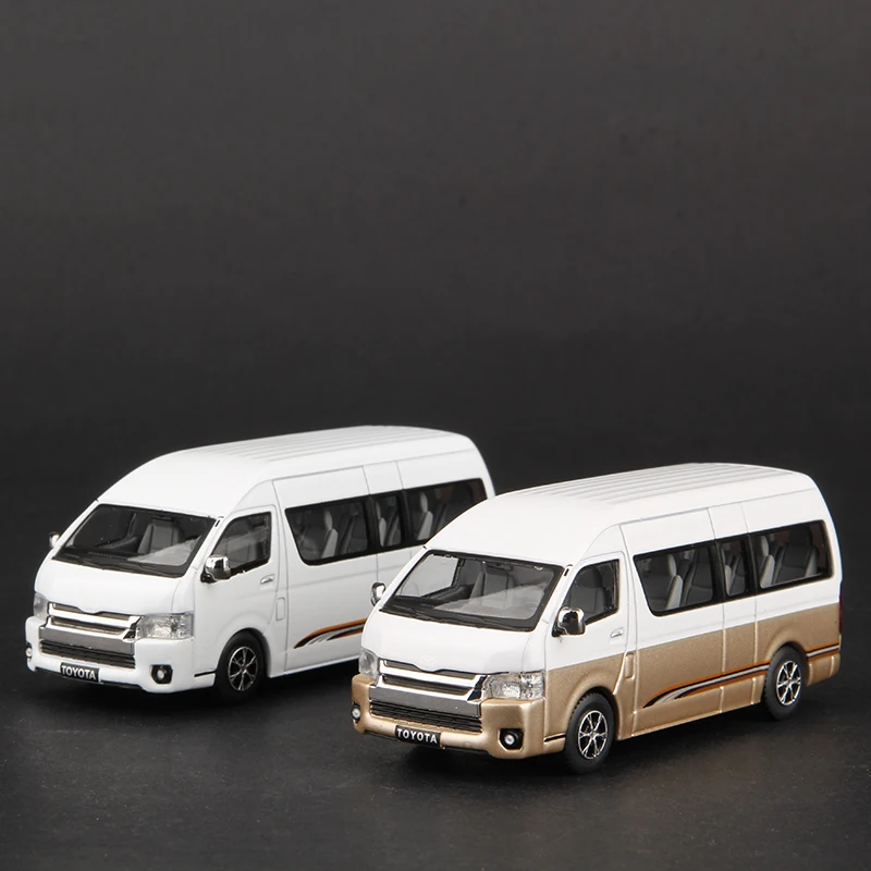 Massdi 1:64 Toyota Hiace H200 Car Model Alloy Bus Miniature Minibus Diecast Vehicles Toy Collection - Image 5