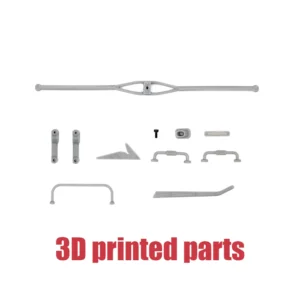 [FS50] FLYWING UH-1 V4 Scale Helicopter Parts UH1-V4 Accessories Shaft Window Windshield Main Blade Motor ESC Servo Original Parts