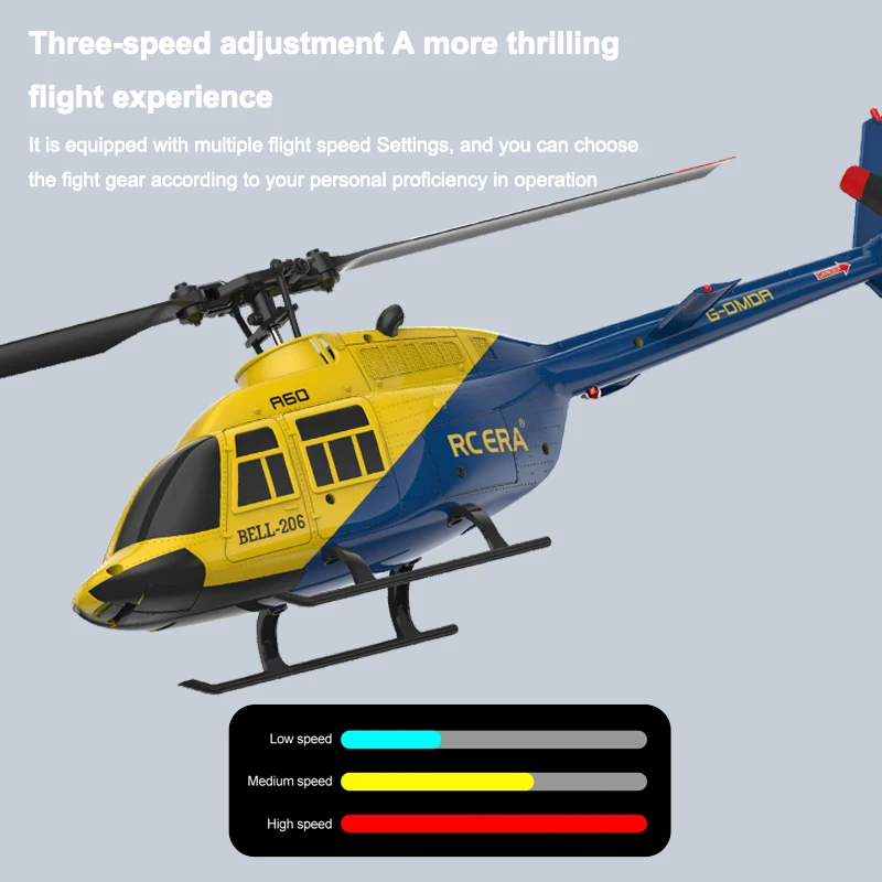 A60 RC Helicopter 2.4G 6-Aixs Gyroscope 4CH Altitude Hold Optical Flow Remote Control Helicopter Toys For Kid Adult - Image 5