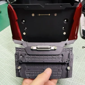 1-SET: 770S RC Car Shell Font Face Central Grille Board Magnetic Suction For 1/14 Tamiya RC Scania 770S Romote Control Truck Toy Parts